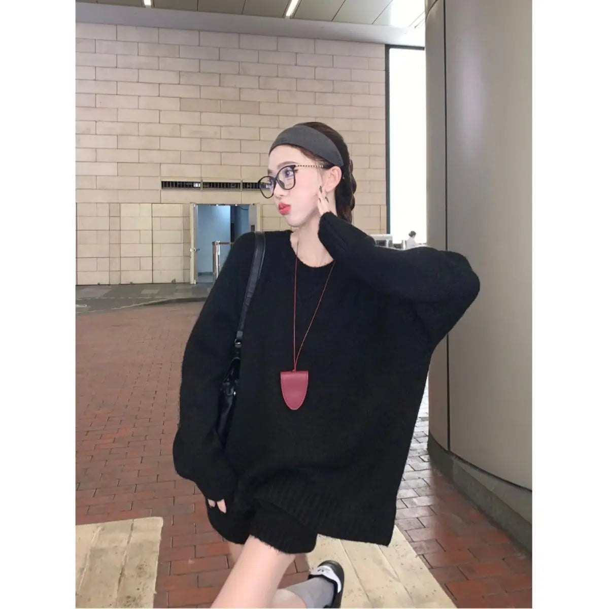 Ensemble Cozy Knit – Style Coréen