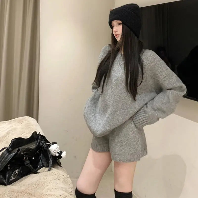 Ensemble Cozy Knit – Style Coréen